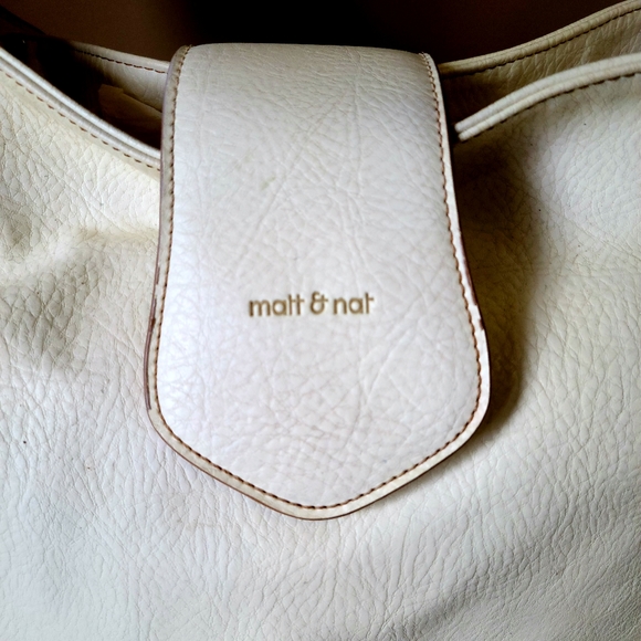 Matt & Nat large white leather hobo bag - Picture 4 of 11